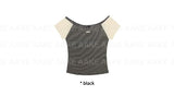 RAGLAN OFF-SHOULDER TEE