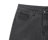 Loose Basic Wide Denim Pants