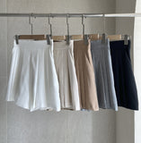Colin Pleated Pintuck Shorts