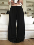 Zimmer Nylon Color Matching Wide Banding Pants