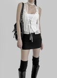Scarf chiffon bustier