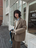 [wool50%] minyong wool single classic jacket