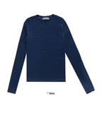 WOOL SLIM LONG SLEEVE