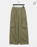 Mudin Two Way Wide Back Banding Cargo Pants
