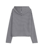 Terren Ribbed Crop Hood Zip-Up