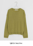 Muden Basic Color Round Neck Knit