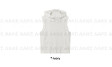 RIBBED HOODED SLEEVELESS