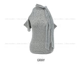 Jeanne Scarf Off Shoulder Tee