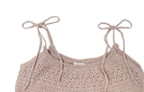 [Flower Choker SET] Bohemian Unbalanced Layered Knit One Piece