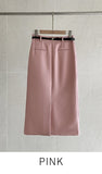 Judia Slit Belt Skirt