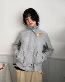 HIGH-NECK SWEAT JACKET