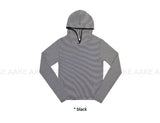 EASY STRIPE HOOD LONGSLEEVE