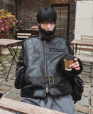 Jet Suede High Neck Mustang