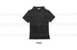 DRAPE LAYERED COLLAR TEE