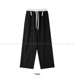 DOUBLE WAIST STRIPE SLACKS