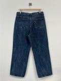 Crack Washed Denim