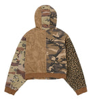 Camouflage Zip-Up Hooded Jacket