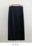 Ever Buckle Strap Wrap Long Skirt