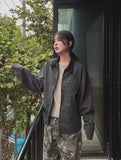 Fairy color matching work jacket