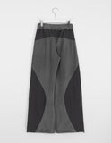 Daiki Banding String Color Matching Fleece Pants