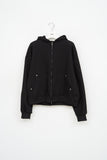 Cada Rivet Cropped Zip Hoodie