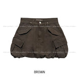 Peer Rivet Pocket Balloon Skirt Pants