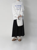Lauren Lettering Embroidery Knit
