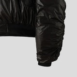 Foreign Glossy Reversible Crop Padding