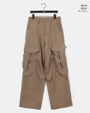 [Brushed] Simob Bijo Wide Big Cargo Pants