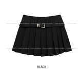 Noki Striped Pleated Mini Skirt