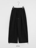 [Unisex] Cordlock Pintuck Banding Balloon Wide Pants