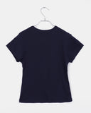 Datin Dot Printing Short Sleeve T-Shirt