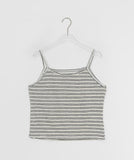 Vianne Stripe Sleeveless Cardigan Set