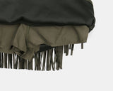 [Belt set] Leah Suede Two-Belt Tassel Mini Skirt