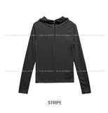 Lighty Half Zip-Up Slim Hoodie