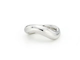 Etreve Silver Note Wave Ring