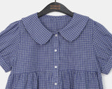 Harper Collar Puff Short Sleeve Blouse