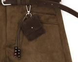 [Belt + Keychain + Pants SET] Defi Suede Short Pants
