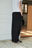 French Stitch Embroidered Sweatpants