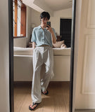 Robo Two-Tuck Wide Slacks