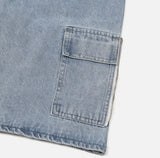 Zipper Two Way Cargo Bermuda Pants