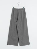 [BAONHAUS] Fenmi Stripe Banding Wide Pants