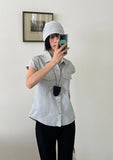 EMBO CAP SLEEVE SHIRT