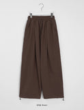 Madaki Two Pin Tuck Banding String Wide Pants