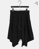 [MADE] Dilly Pile Color Matching Unbal A-line Layered Midi Skirt