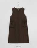[BAONHAUS] Kinlav Layered Cargo Long One Piece
