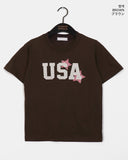 USET USA Vintage Patch Short Sleeve T-Shirt