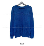 Little V-neck Cable Knit
