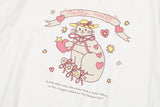 Cats Ribbon Short Sleeve Tee