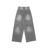 Dao Cat Washing Wide Denim Pants